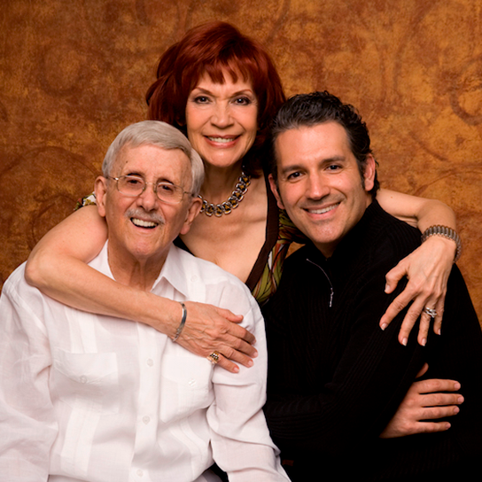 The Llopis Family posing for the camera. Frank, Jenny and Glenn Llopis at a family portrait. Frank is Glenn’s inspiration for the Immigrant Perspective on Business Leadership